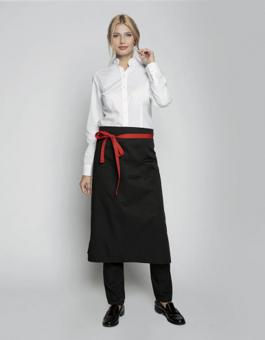 Bistroschürze Pizzone Classic 80 x 71 cm - schwarz